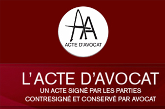 L’Acte d’avocat